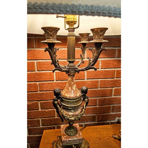 Brevattato Italian Louis XVI Style Candelabras Converted To Electric Table Lamps - Picture 6 of 10